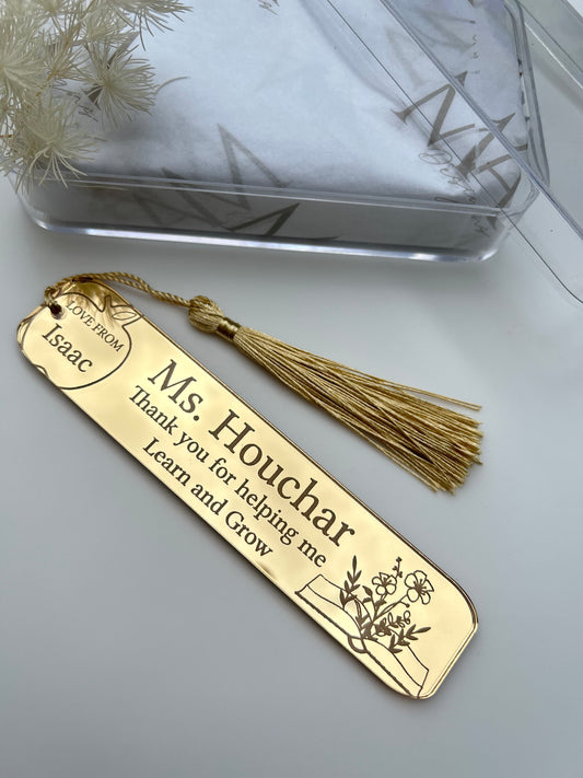 Teacher Gift Bookmark Option 1