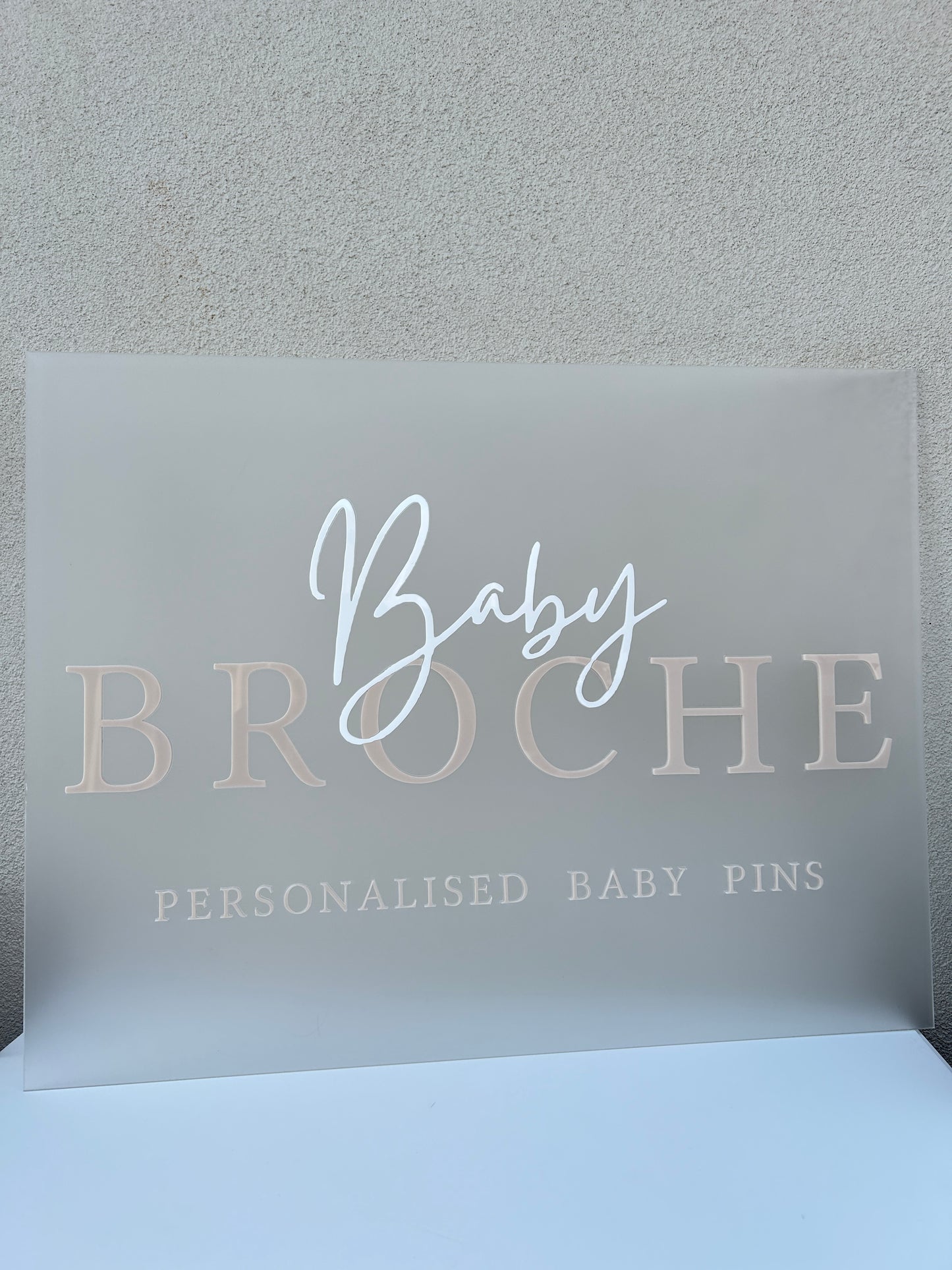 Rectangle Business Plaque