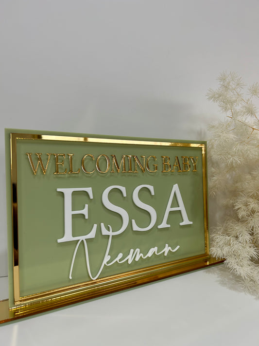 Rectangle Welcoming Stand