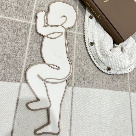 1:1 Actual birth plaque