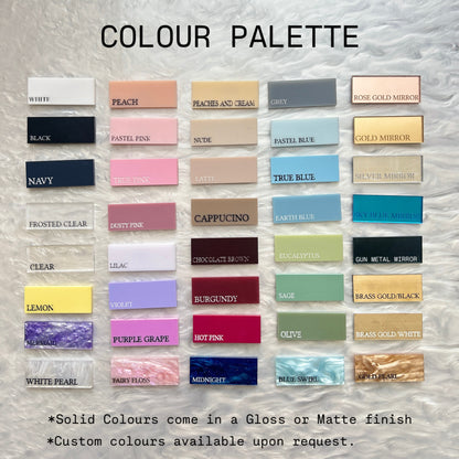 ‘First Day Of’ Plaque