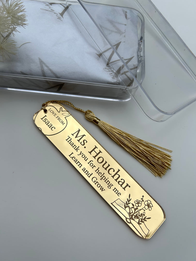 Teacher Gift Bookmark Option 1