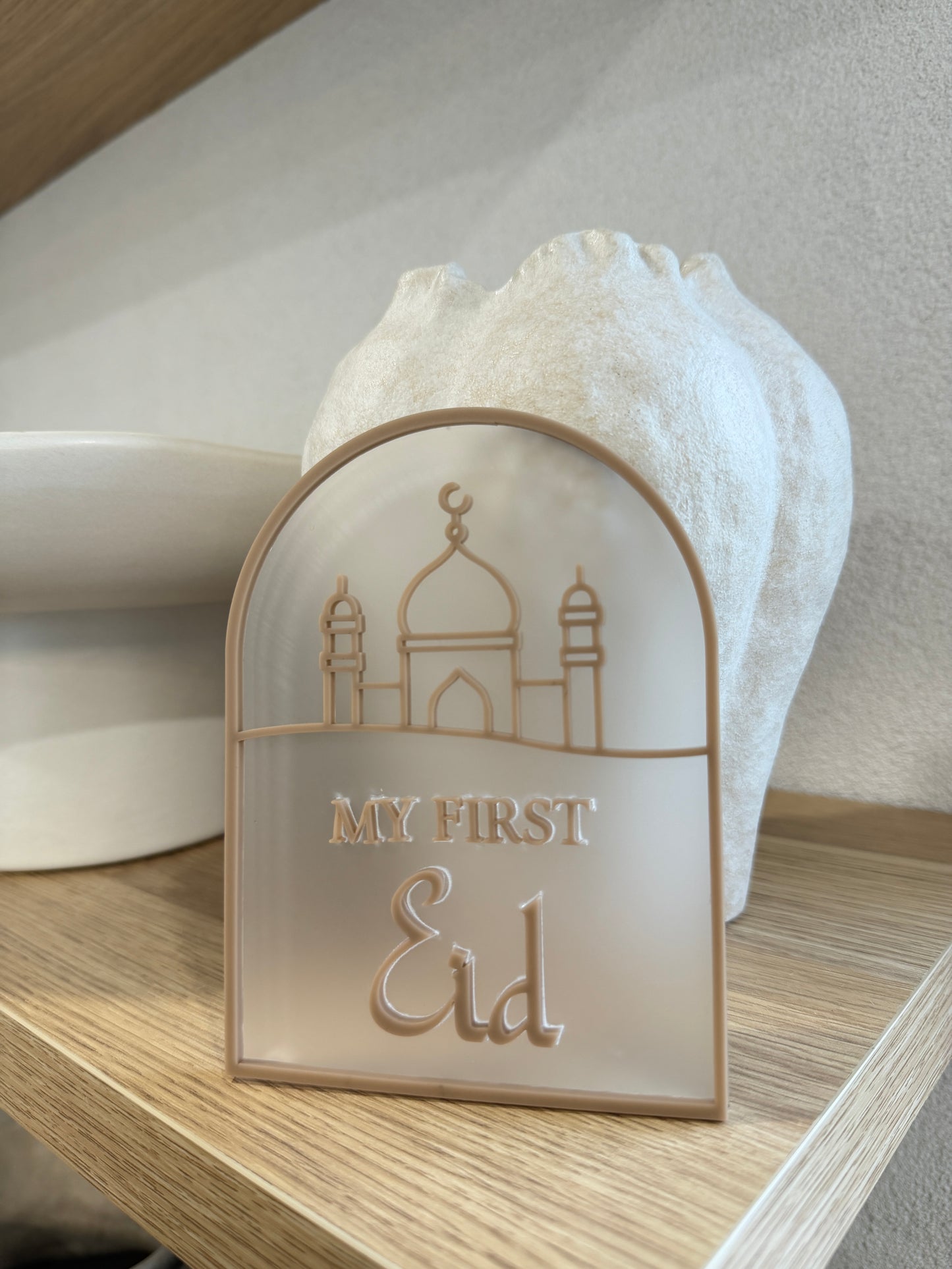 ‘My first Eid’ plaque