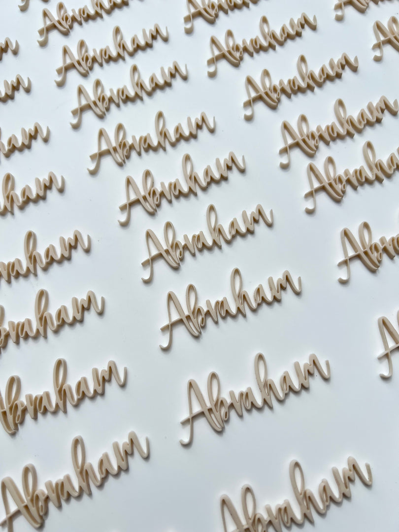 10x Cut out names