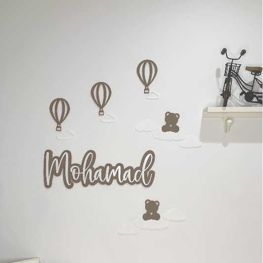 Layered Name Plaque